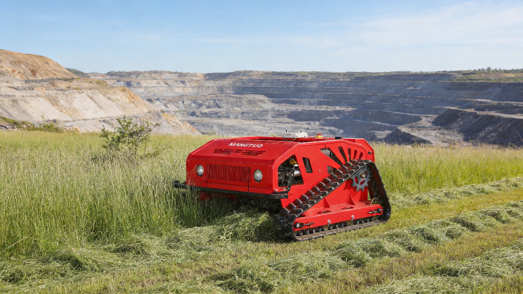 Underground Coal Mine Achieves Zero Safety Incidents with Xiangtuo XT-800 RC Mowers for Vegetation Control