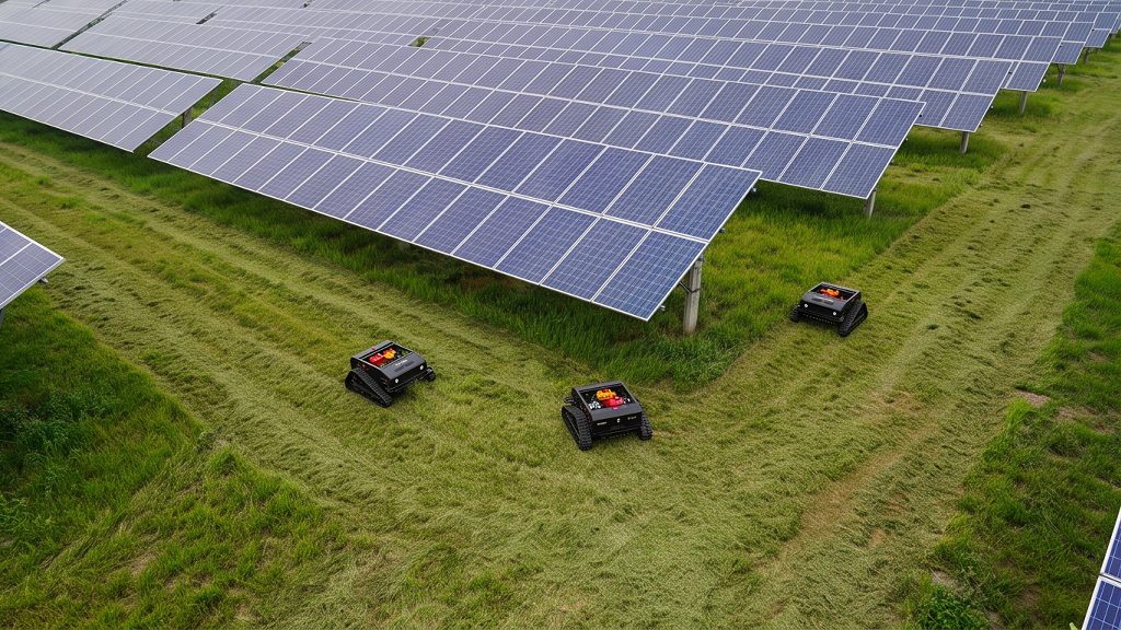 Solar Farm Vegetation Management: How XT-800 RC Mower Transformed Panel Maintenance Efficiency by 300%