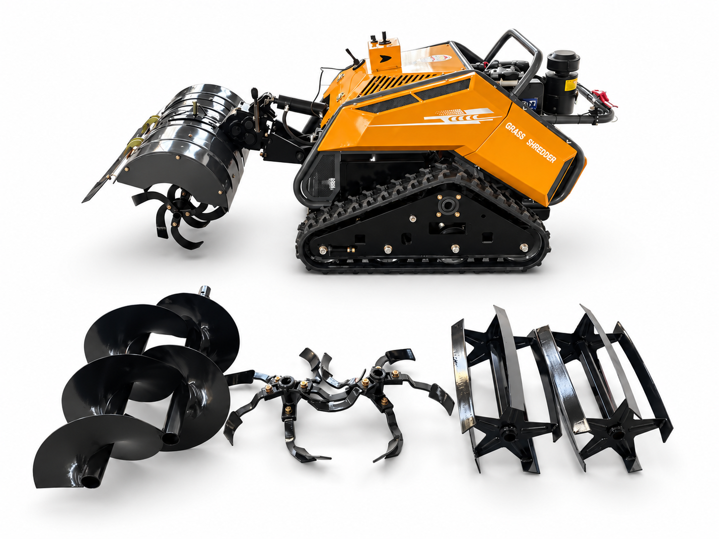 XT-1100Remote Controlled Multifunctional Flail Mower & Rotary Tiller