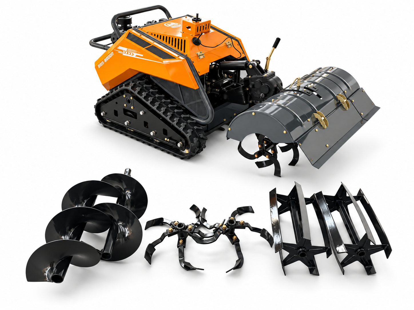 XT-1100Remote Controlled Multifunctional Flail Mower & Rotary Tiller